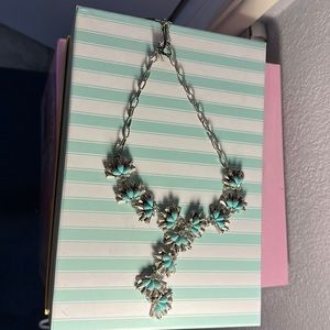 Lane Bryant silver torques necklace